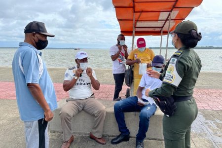 La POLFA realizó campañas de prevención y sensibilización contra el hurto al comercio y contención del homicidio