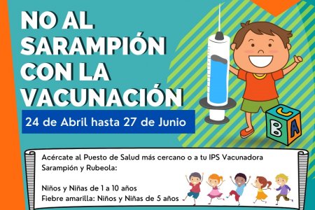 Vacuna a tus hijos contra el sarampión y otras enfermedades