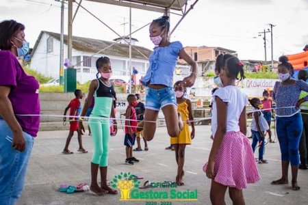 Con diferentes actividades, el Despacho de la Gestora Social del Distrito Especial de Buenaventura conmemoró el Día del Niño