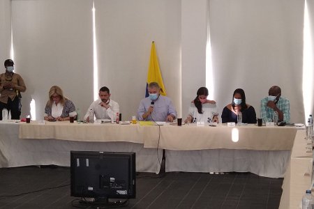 El presidente Duque visitó el Distrito de  Buenaventura buscando solucionar crisis por bloqueos
