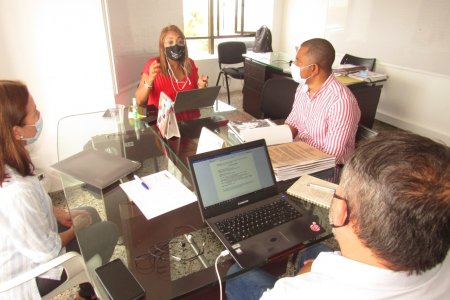 La Secretaría de Educación recibe acompañamiento del MEN para regresar a la presencialidad en las instituciones educativas oficiales de Buenaventura