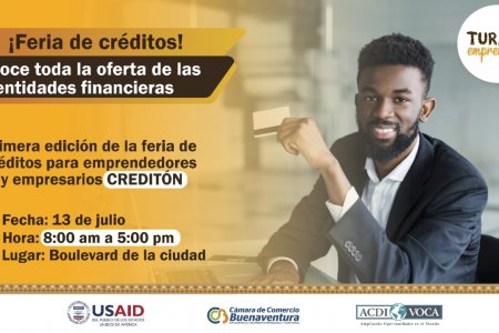 El martes 13 de julio se realizará la Feria de Acceso a Capitales “Creditón”