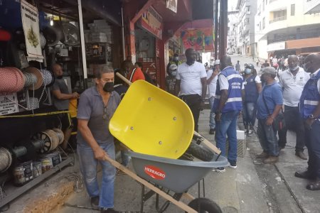 Control Físico realizó operativo en la zona céntrica de Buenaventura