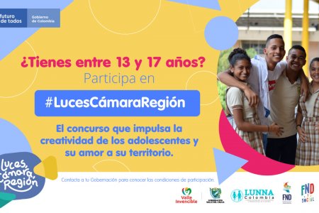 Abierta convocatoria &lsquo;Luces, Cámara, Región&rsquo; en la que jóvenes podrán contar qué es lo mejor de vivir en el Valle