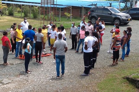 100 personas fueron capacitadas aproximadamente sobre Gestión del Riesgo en Buenaventura