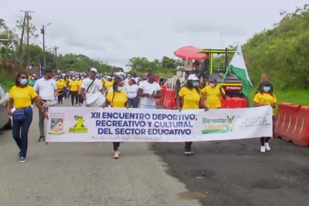 Alcalde y Secretario de Educación inauguraron el XII Encuentro Deportivo, Recreativo y Cultural del sector educativo de Buenaventura