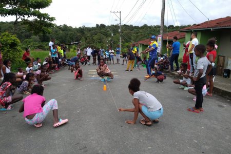 La Alcaldía Distrital de Buenaventura realizó oferta de servicios en la vereda Nueva Esperanza, la Ciudadela San Antonio y el barrio Colón lúdico-recreativa