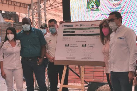 La Alcaldía Distrital de Buenaventura y la Gobernación del Valle firmaron convenio con el Ministerio de Vivienda para construir de 160 casas en zona rural