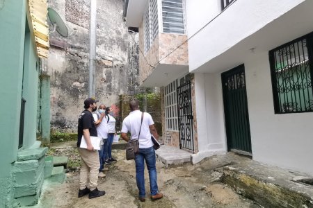 Visitan posibles beneficiados para titulación de bien fiscal en Buenaventura