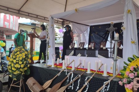 En un acto de reparación se entregó a sus seres queridos los cuerpos de cincos pescadores desaparecidos en Buenaventura