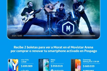 Movistar entregará más de 4.000 boletas a sus clientes para el concierto de Morat