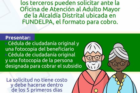 Con autorización terceros podrán cobrar incentivo de un adulto mayor incapacitado