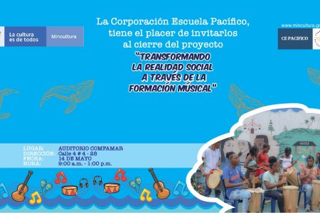 La Corporación Escuela Pacífico y el Ministerio de Cultura presentan el proyecto “Transformando la realidad social a través de la formación musical”