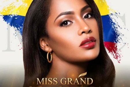 Mathilde Lina López inicia su participación en el certamen de belleza Miss Grand Colombia