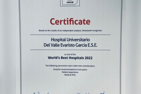 El Valle celebra reconocimiento mundial al HUV por la calidad en su atención