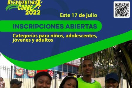 Siguen abiertas las inscripciones para la carrera atlética Buenaventura Corre el 17 de julio de 2022