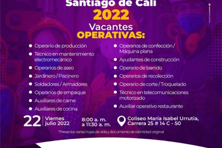 Comfenalco Valle realizará feria laboral en el oriente de Cali: hay más de 1.500 vacantes