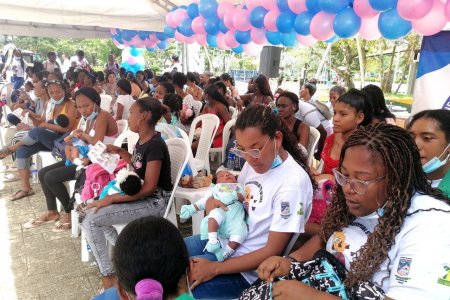En Buenaventura los recién nacidos y hasta la edad de dos a&ntilde;os se alimentan bien con la leche materna
