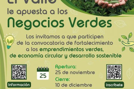 Se abrieron las inscripciones de la convocatoria Negocios Verdes