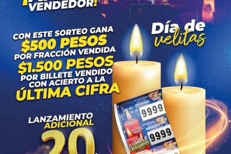En el Día de las Velitas llega la Lotería del Valle con un bono especial para sus apostadores por $ 20 millones