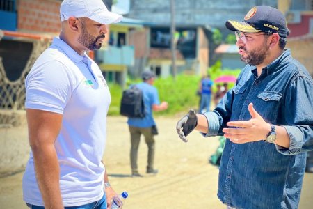 Habitantes del barrio Punta del Este en Buenaventura fueron beneficiados con minga comunitaria
