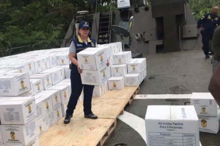 Se entregaron ayudas humanitarias a 989 familias en el Consejo Comunitario del río Naya