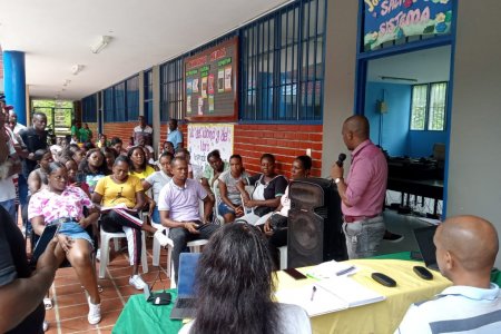 La Comunidad Educativa del corregimiento Número Ocho de Buenaventura recibió respuestas por parte de la Secretaría de Educación