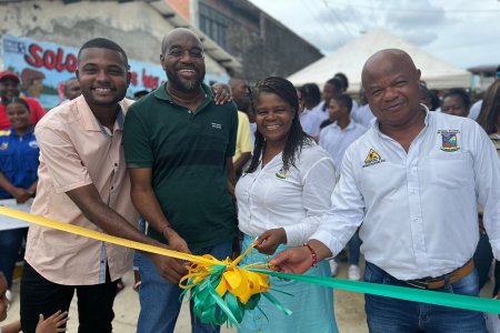 La Alcaldía Distrital entregó 480 metros de pavimentación en dos barrios de la Localidad Continente El Pailón en Buenaventura