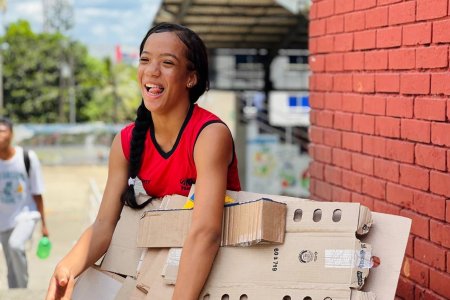 Más de 5 toneladas de reciclaje recolectaron deportistas participantes en las Olimpiadas Ambientales realizadas por el EPA Buenaventura