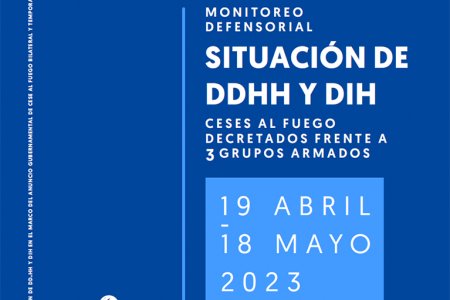 En el marco del cese al fuego impulsado por el Gobierno se han registrado 117 acciones violentas