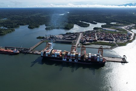 El Puerto Aguadulce celebra la llegada del buque MSC Chiyo y fortalece su crecimiento y adaptabilidad