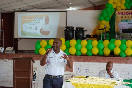 El concejal Nilson García Valencia aspira nuevamente al Concejo de Buenaventura y realizó el lanzamiento de su campa&ntilde;a el 5 de agosto de 2023