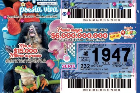 Lotería del Valle llega con un bono por $ 20 millones en su sorteo del miércoles 23 de agosto