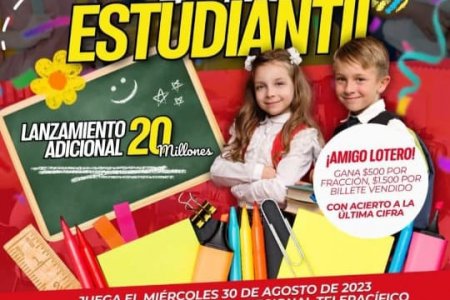 Lotería del Valle llega este miércoles 30 de agosto con un bono estudiantil por $ 20 millones