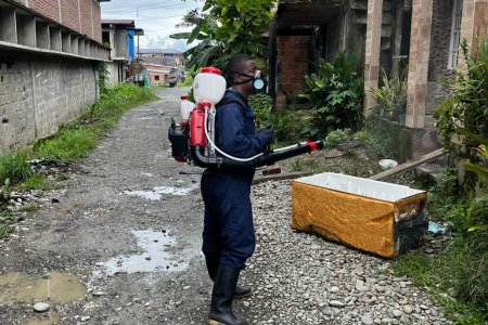 Equipo del programa de ETV adelanta fumigaciones y trabajos de prevención en algunos sectores de Buenaventura