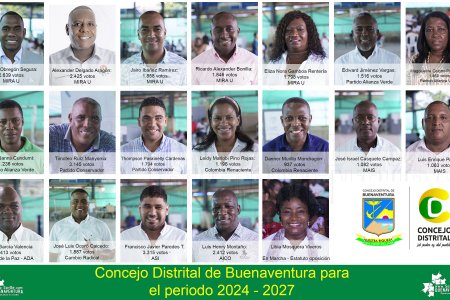 Así quedó el Concejo de Buenaventura para el periodo 2024-2027