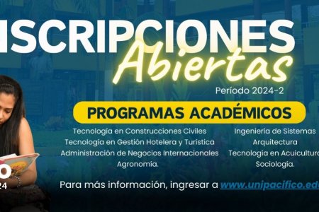 Inscripciones en la Universidad del Pacífico para el segundo semestre de 2024
