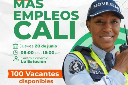 Sí hay empleo, para quienes deseen trabajar como Agentes de Tránsito, en Cali!