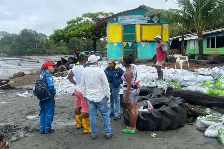 Gestión del Riesgo de Buenaventura aborda la erosión costera en Juanchaco