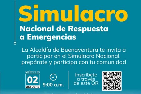 Buenaventura está lista para el Simulacro Nacional de Respuesta a Emergencias previsto para el 2 de octubre de 2024