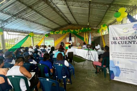 El Hospital San Agustín de Puerto Merizalde rindió cuentas de la vigencia 2023