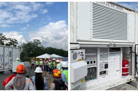 Ya está funcionando en Colombia el innovador sistema de baterías conectado a una granja de energía solar