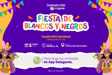 Inicia el a&ntilde;o con la Fiesta de Blancos y Negros en los centros recreacionales de Comfenalco Valle Delagente