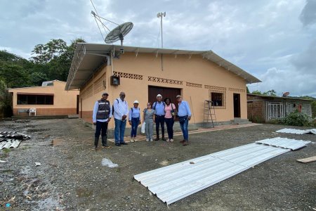 Findeter entregó la mejora de la Institución Educativa José María Córdoba en San Cipriano