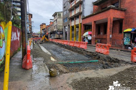 Avanza la intervención en el tramo entre la Catedral y el Hotel Cordillera en Buenaventura