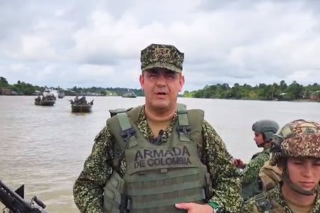 Armada de Colombia intensifica operaciones en Chocó ante amenazas y paro armado del ELN