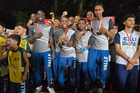 Buenaventura gana su primera medalla de oro en voleibol masculino en los Juegos Departamentales del Valle del Cauca
