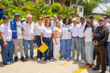 La Administración Distrital de Buenaventura entregó el anillo vial del barrio 12 de Abril y Gamboa