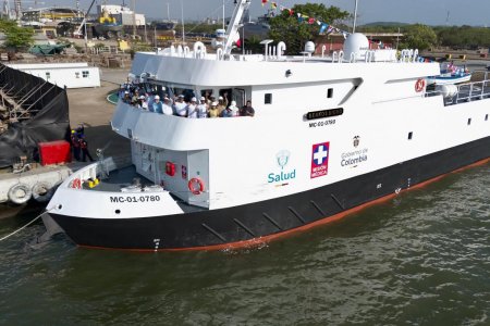 Zarpa desde Cartagena el Buque Hospital Benkos Biohó para atender comunidades del Pacífico colombiano