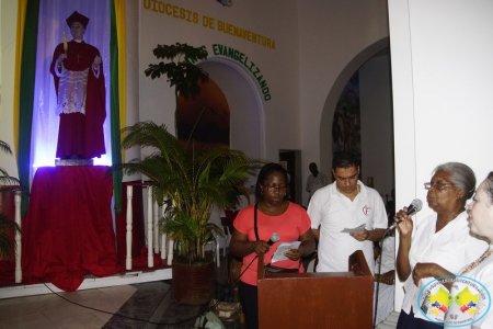 Se realizó el tercer día de la novena a San Buenaventura